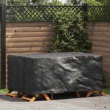 vidaXL Prevleka za zunanje pohištvo Črna 172 x 113 x 73 cm 420D | Shoptok.si
