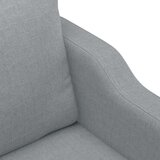  3-dijelni set sofa s jastucima svjetlosivi od tkanine | shoptok.hr
