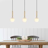 Opviq lights Viseća svjetiljka u zlatnoj boji sa staklenim sjenilom ø 15 cm King – | shoptok.hr