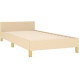  Okvir za krevet bez madraca krem 100 x 200 cm od tkanine | shoptok.hr