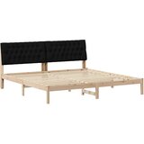  Krevetni okvir s tapiciranim uzglavljem Smeđa 200 x 200 cm | shoptok.hr
