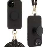 OVITEK 3V1 POPGRIP ZA IPHONE 15 6.1 ČRN OVITEK, (21972467)