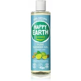 Happy Earth 100% Natural Shower Gel Cedar Lime gel za prhanje 300 ml