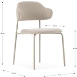 Marckeric Kremno beli jedilni stoli v kompletu 4 ks Adriel – | Shoptok.si