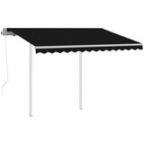  Automatska tenda na uvlačenje sa stupovima 3 5 x 2 5 m antracit | shoptok.hr