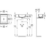 Roca Umivaonik Gap Square 60-P | shoptok.hr