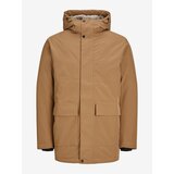 Jack & Jones Brown Men's Winter Parka Tate - Men's