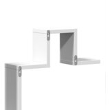  Zidna polica bijela 104,5 x 10 x 43 cm od konstruiranog drva | shoptok.hr