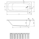 Aquaestil KADA KORANA AQUAESTIL 170x75 | ePonuda.com