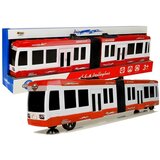  Zglobni autobus s pogonom na trenje - crveno/bijeli | Shoptok.si