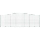  Lučne gabionske košare 6 kom 400x50x120/140cm pocinčano željezo | shoptok.hr