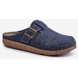 Kesi Men's slippers with buckle profilactic slippers Inblu blue Cene