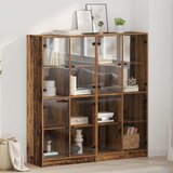  Highboard 2 pcs Staro drvo 68 x 37 x 142 cm Konstruirano drvo | shoptok.hr