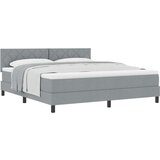 vidaXL Box Spring Krevet s Madracem Svijetlo Siva 180x200 cm Tkanina | shoptok.hr