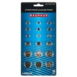 BAUHAUS Gumbna baterija Power 18 kos AG1/AG3/AG4/AG13 (1,5 V, 18 kos) Cene