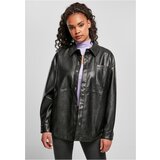 UC Ladies Women's shirt made of black synthetic leather | Shoptok.si