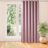  Curtain MILANA color pink style classic silver silver metal eyelets chenille 420x225 HOMEDE | shoptok.hr