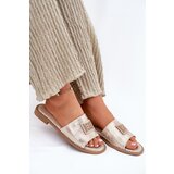 S. BARSKI Women's Sandals On A Flat Heel With Decoration | Shoptok.si