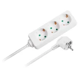 150cm električni razdelilec 3x priklop do 2300W + varovalo otrok bel