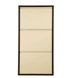 Hanah home Ormar za cipele Torino 3 Brown Cream | ePonuda.com