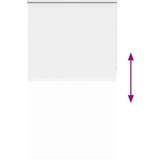 vidaXL Rolo zavjesa Blackout bijela 140x210 cm Širina tkanine 136,6 cm | shoptok.hr