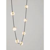 Nova Luce Mat crna LED viseća svjetiljka aluminijska s mogućnosti zatamnjivanja sa sjenilom od akrilnog stakla Alcinoe – | shoptok.hr