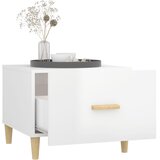  Stolići za kavu 2 kom sjajni bijeli 50x50x40 konstruirano drvo | shoptok.hr