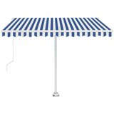  Prostostoječa avtomatska tenda 300x250 cm modra/bela, (20728724) | Shoptok.si