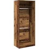 vidaXL Garderobna omara starinski les 80x50x200 cm inženirski les, (21327014) Cene