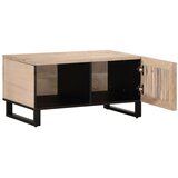  Stolić za kavu bijeli 80x51x40 cm od masivnog drva manga | shoptok.hr