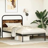  Posteljni okvir brez vzmetnice 107x203 cm dim. hrast inž. les, (21611624) | Shoptok.si