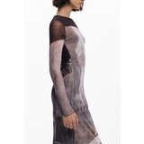 Desigual WOMEN&#39;S LONG DRESS IN BROWN | Shoptok.si