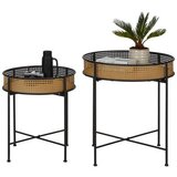 Mömax set mizic eike, 2-Delni, črna, naravna barva | Shoptok.si