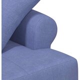  Ljubavni kauč s gumbima Traper plava 120 x 65 x 79 cm Tkanina | shoptok.hr