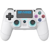 PS4 Dragon Shock 4 Wireless Controller White | Eponuda.com