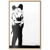  Plakat - The Policemen\'s Kiss 29.7x42 Zlatni okvir | shoptok.hr