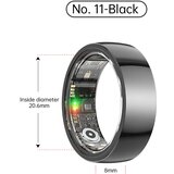 INF Smart Ring R1000 - spremljanje spanja Bluetooth 5.2 sledilnik kisika v krvi Black 11, (21872571) | Shoptok.si