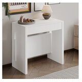 Hanah home rasklopivi trpezarijski sto, bijeli Slike