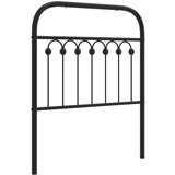 vidaXL Metalno uzglavlje crno 80 cm Cijene