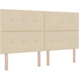  Naslon za glavu s dugmadi Krem 180 cm Tkanina | shoptok.hr