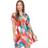 La Modeuse Kratke obleke 70477_P164907 Večbarvna | Shoptok.si