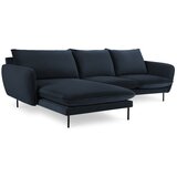 Cosmopolitan Design Plava baršunasta kutna garnitura(lijevi kut) Vienna - Cijene
