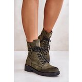 EVENTO High ankle boots with zippers green Maisa | Eponuda.ba