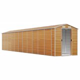  Vrtno spremište svjetlosmeđe 191 x 980 x 198 cm pocinčani čelik | shoptok.hr
