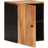 vidaXL Stenska kopalniška omarica 38x33x48 cm trden akacijev les | Shoptok.si