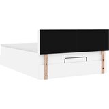 vidaXL Okvir kreveta s madracem čisto bijela 140x200cm umjetna koža | shoptok.hr