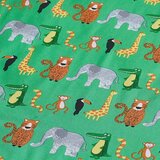 Catherine Lansfield Zelena dječja plahta s gumom za krevet za jednu osobu 90x190 cm Animal Magic – | shoptok.hr
