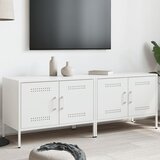  The Living Store TV omarica 2 kosa bela 68x39x50,5 cm jeklo - TV Omarica, (21508281) Cene