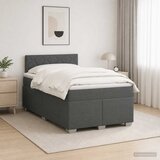  s box springom, madracem i LED-om Tamnosiva 120 x 190 cm | shoptok.hr