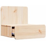  Noćni ormarić 2 pcs Smeđa 44 x 32,5 x 40 cm Masivna borovina | shoptok.hr
